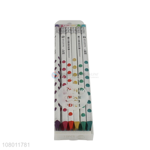 Low price wholesale creative color wood pencils student sketch pencils