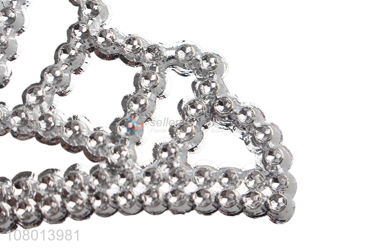 High quality plastic hair accessories girls crowns for sale