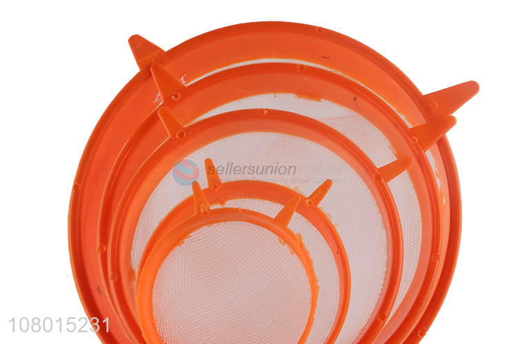 Wholesale Plastic Handle Oil Strainer Kitchen Colanders