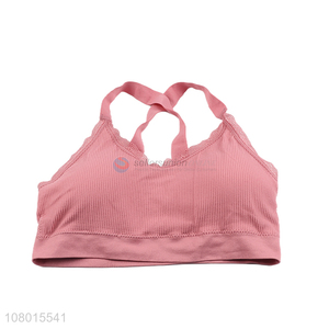 Good quality fashion fitness yoga bra breathable sport bras for women