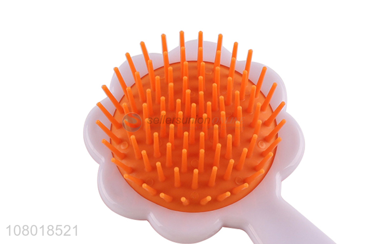 High quality cartoon plastic comb portable massage comb