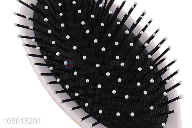 Good price plastic print hairdressing massage comb wholesale