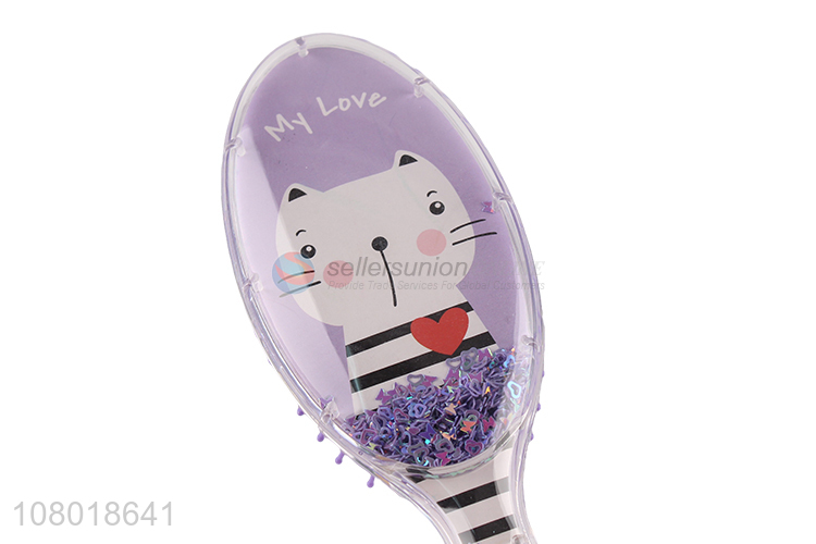 Explosive fashion plastic comb hairdressing comb for ladies