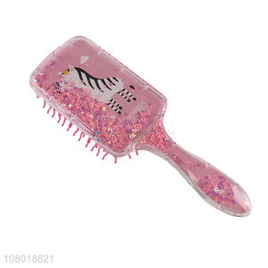 Good wholesale price plastic airbag comb hairdressing comb