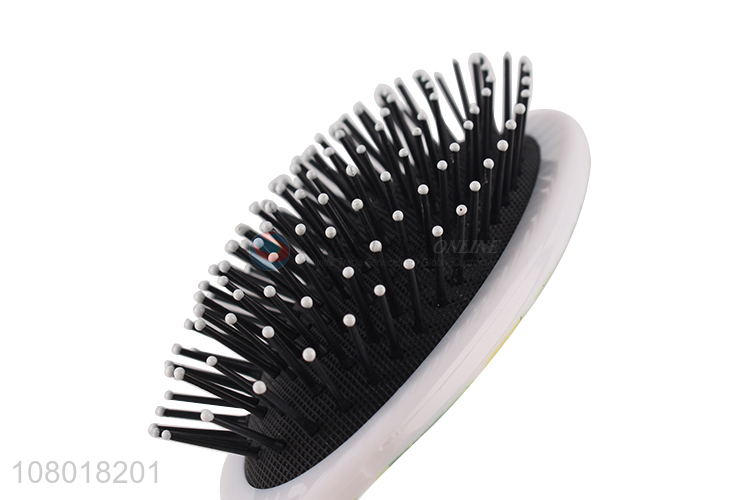 Good price plastic print hairdressing massage comb wholesale