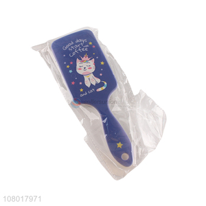 Popular design cartoon plastic comb portable massage comb