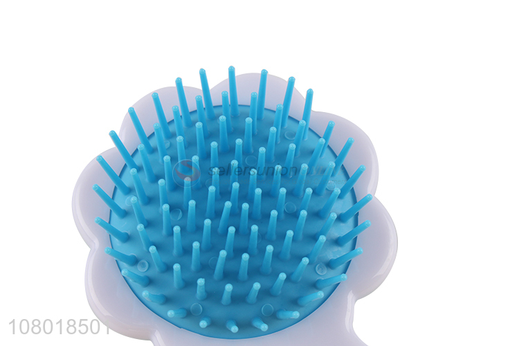 Popular design cartoon plastic comb portable massage comb