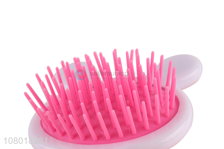 Top quality plastic print comb hairdressing comb for ladies