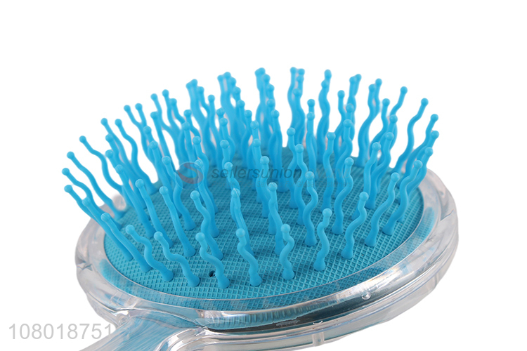 Wholesale round airbag comb portable plastic comb for sale