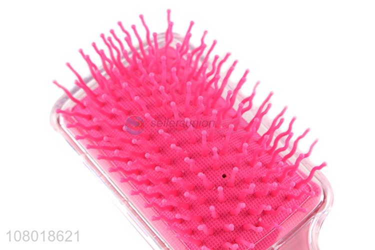 Good wholesale price plastic airbag comb hairdressing comb