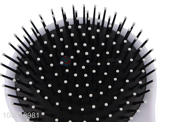 Wholesale round airbag comb portable plastic comb for sale