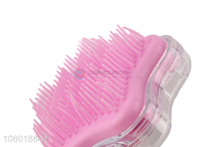 Factory direct sale plastic massage comb ladies hairdressing comb