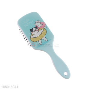 Low price wholesale plastic hairdressing comb creative massage comb