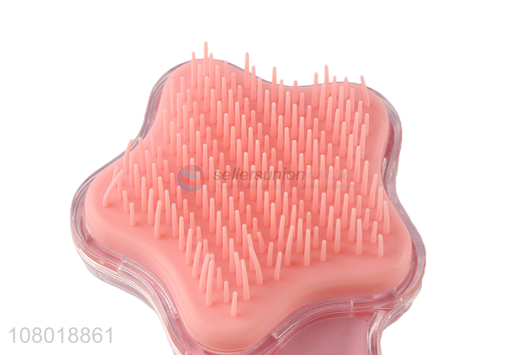 Best seller cartoon print massage comb for ladies hairdressing comb