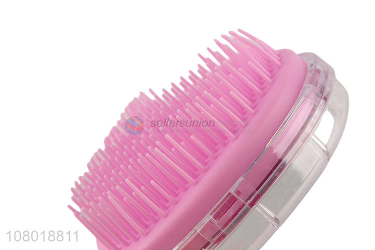 Good price heart-shaped plastic massage comb wholesale