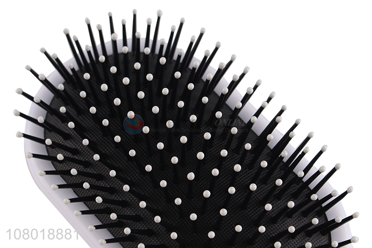 Hot selling plastic carton print airbag comb for ladies hairdressing