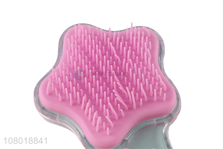 Factory direct sale plastic massage comb ladies hairdressing comb