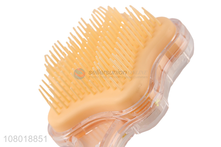 Good quality cartoon print massage comb for hairdressing