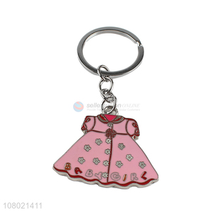 Recent design metal pendant key chain enamel key ring cartoon keychains