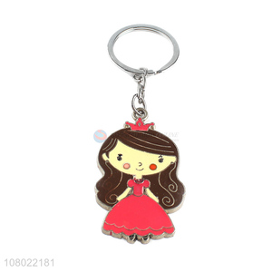 New arrival alloy keychains lovely cartoon key ring epoxy key chain