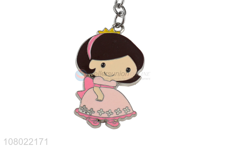 Wholesale cartoon adorable key chain epoxy enamel zinc alloy keychains