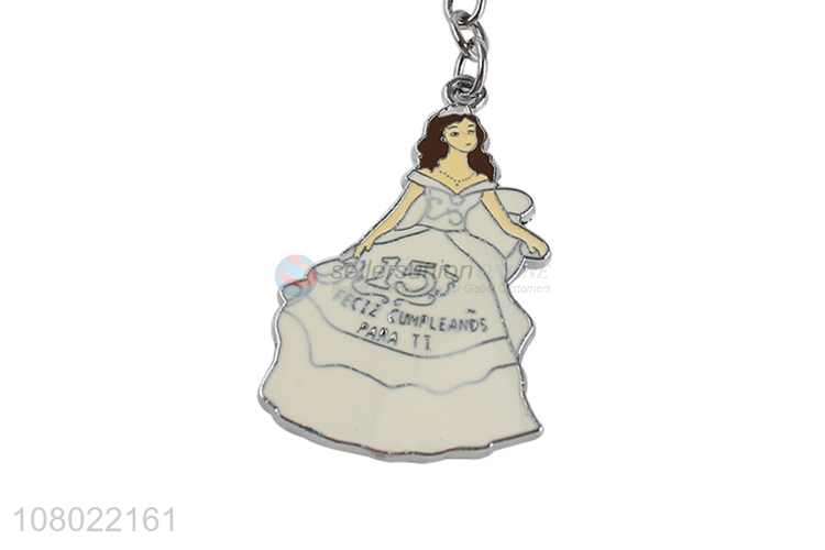 Popular product alloy keychains lovely cartoon key ring women key chain