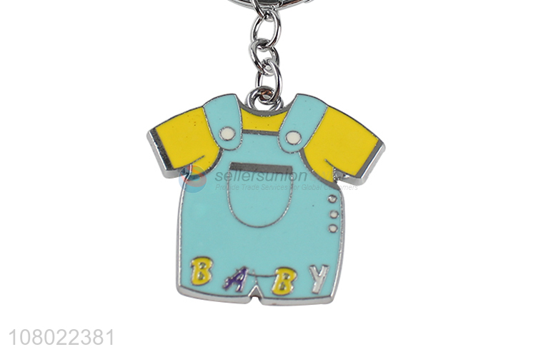 Good quality zinc alloy keychains 2D epoxy cartoon key chain wholesale