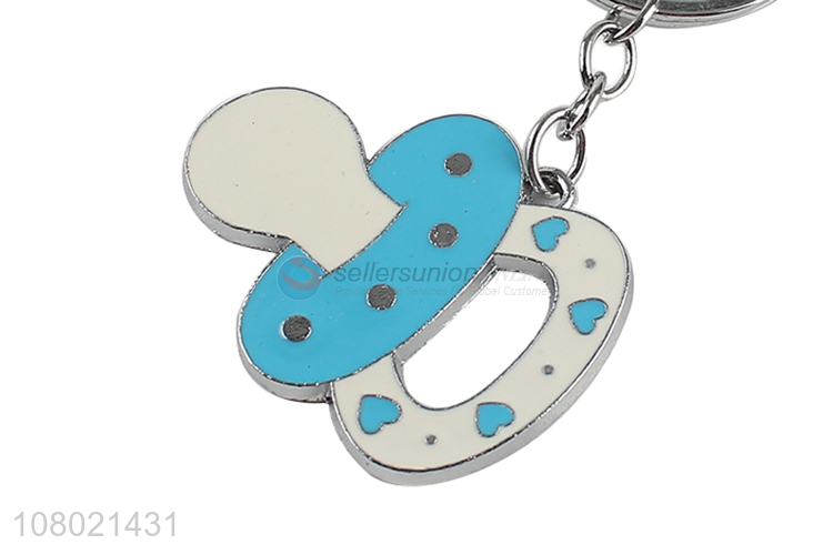 New hot sale metal pendant key chain enamel epoxy key ring bag charms