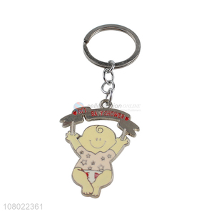 Low price zinc alloy keychains custom 2D 3D enamel key chain for sale