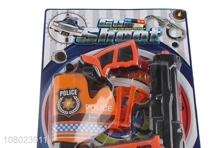 Factory supply children boys police set toys cool toys gun