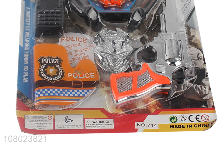 Low price funny educational toys children police set toys