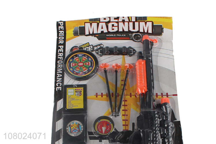 China sourcing plastic soft bullet gun toys police set toys