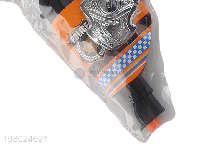 China factory plastic kids police set soft bullet toys for sale