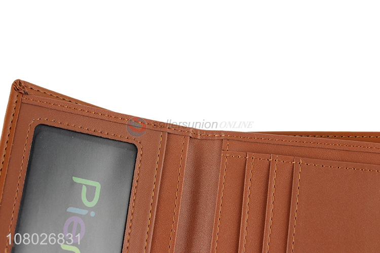 Best selling durable card holder leather wallet for daily use