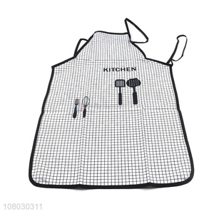 Low price custom logo polyester aprons waitress aprons server aprons