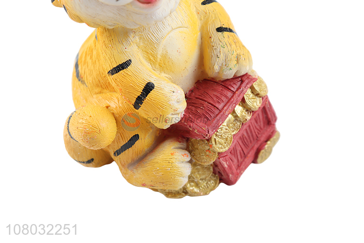 Wholesale from china animal tiger shape home decoration money box