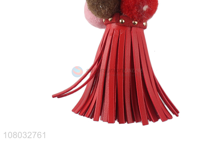 Good price red creative keychain pendant wholesale