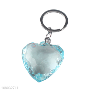 New arrival blue transparent pendant creative keychain pendant