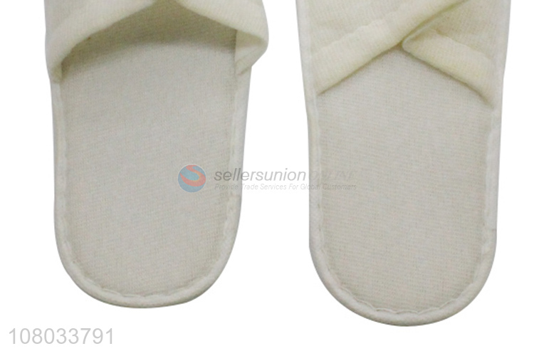 Factory direct sale disposable hotel slippers cloesed toe spa hotel slippers