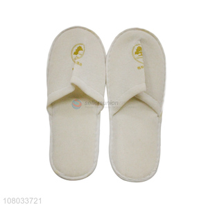 Wholesale cheap men women disposable slipper unisex closed toe hotel slipper