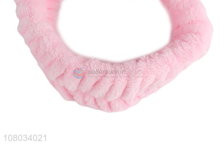 High quality microfiber shower headband washing face hairband for women