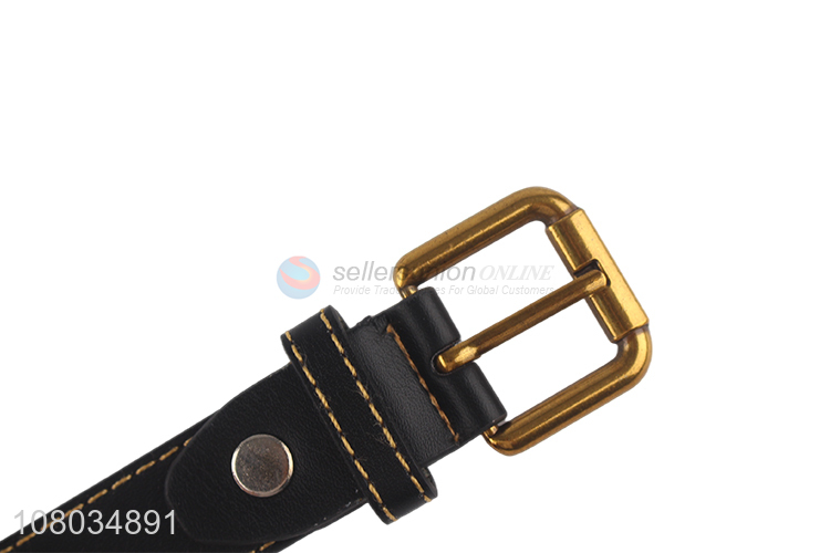 New Design Zinc Alloy Buckle PU Leather Belt Waist Belt