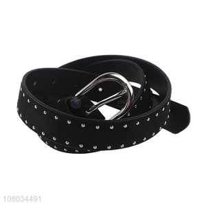 Best Sale PU Leather Belt With Zinc Alloy Accessories