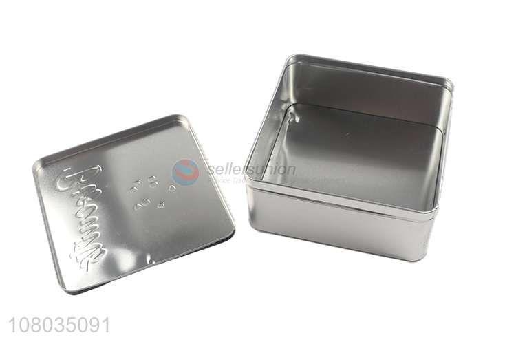 Luxury Food Packaging Metal Tin Box Biscuits Candy Jar