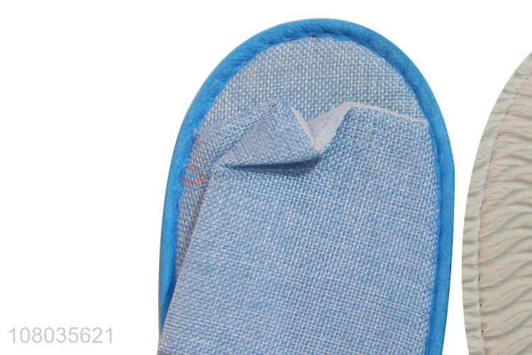 China market blue sandals hotel disposable slippers