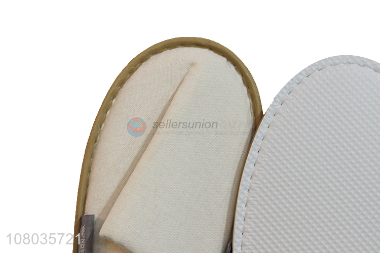 High quality white disposable floor slippers hotel supplies