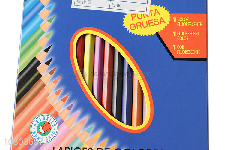 Factory Direct Sale 18 Colored Pencils For Drawing