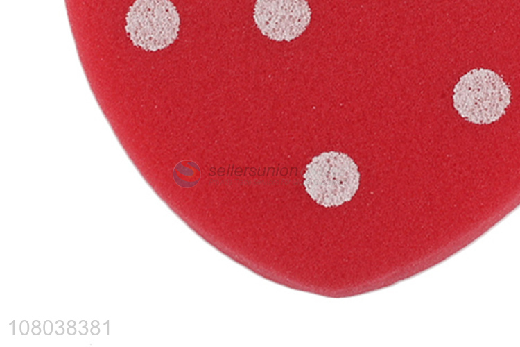 Best Selling Strawberry Shape Sponge Dishes Washing Sponge