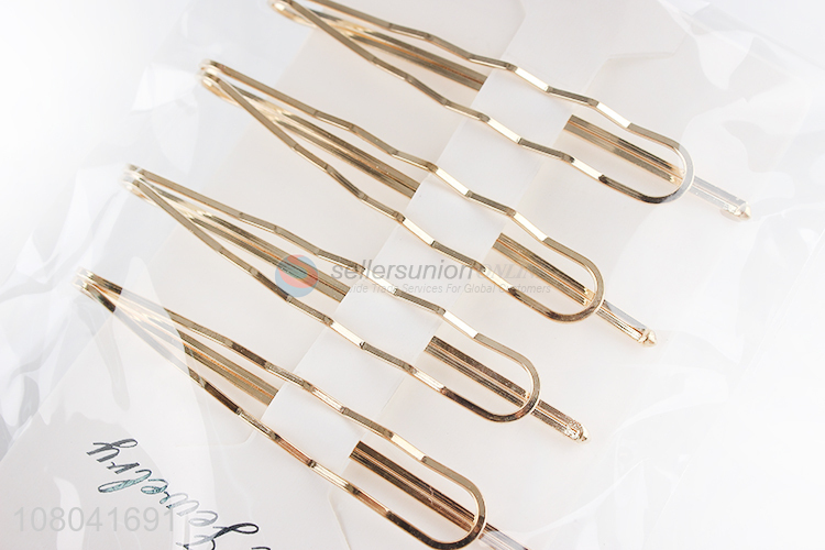 Yiwu wholesale creative golden women hairpin for decoration