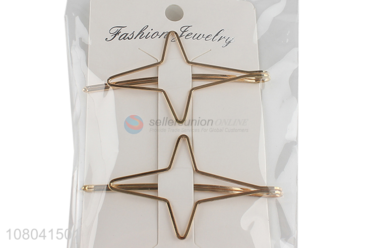 Yiwu products alloy creative hair decoration hairpin for girls